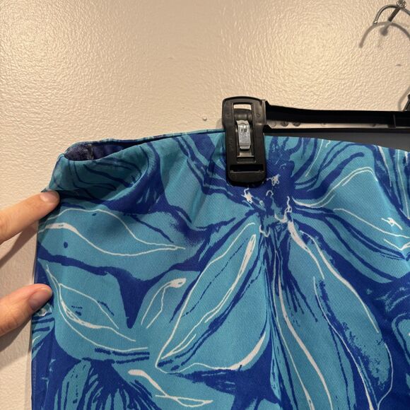 Cato Maxi Skirt Flowy Blue Office Career Boho Modest Tropical Womens sz 22/24W - Picture 7 of 9